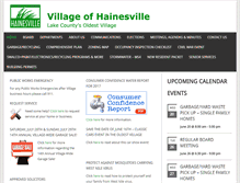 Tablet Screenshot of hainesville.org